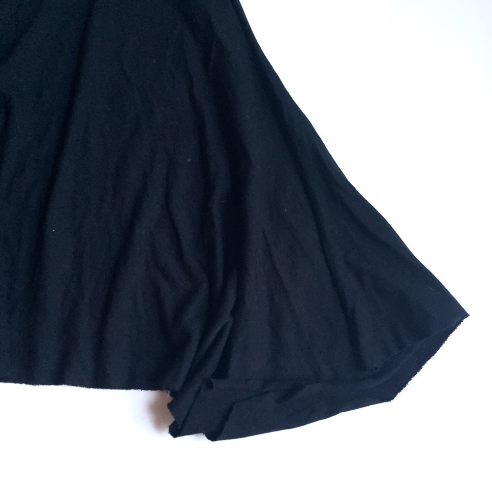3/20 American Apparel women’s black high low skirt - Picture 2 of 8